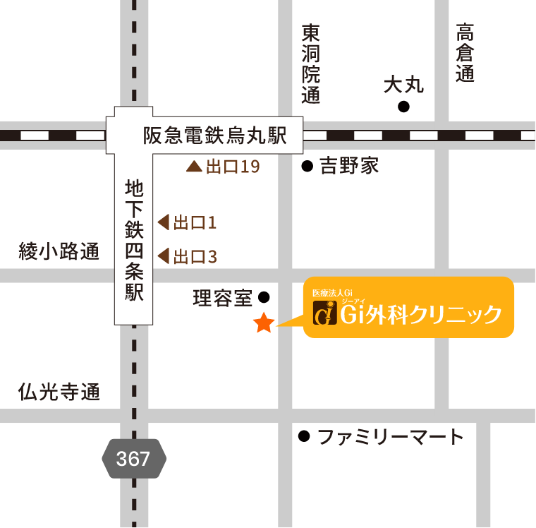 京都院アクセスマップ