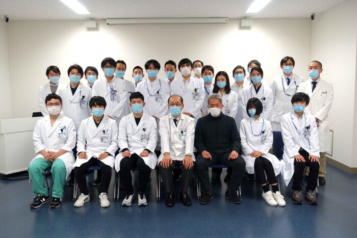 池田医師の講義後集合写真