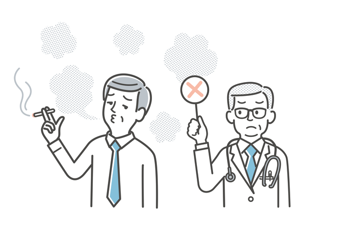 喫煙NGのイラスト