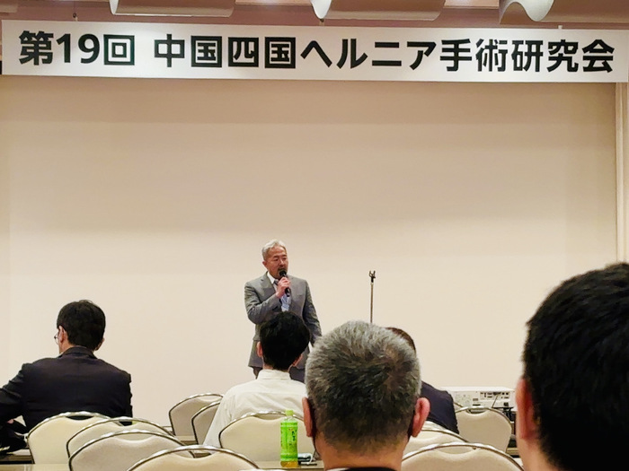 池田医師の登壇中写真