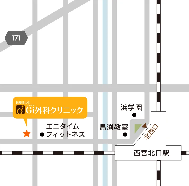 阪神そごう近くの地図