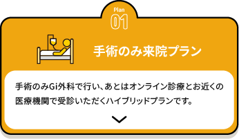 手術のみご来院プラン